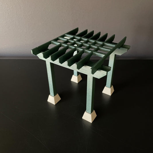 1:24 Pergola garden patio feature DIY Kit