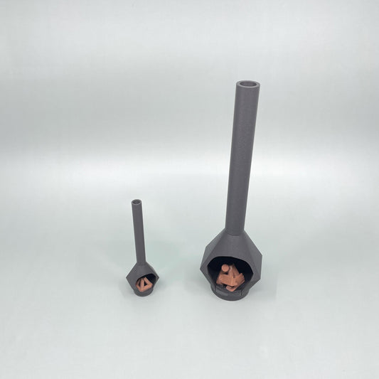 Geometric fireplace mid-century modern